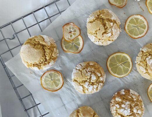 Lemon Crinkle Cookies: herrliche Zitronen-Kekse